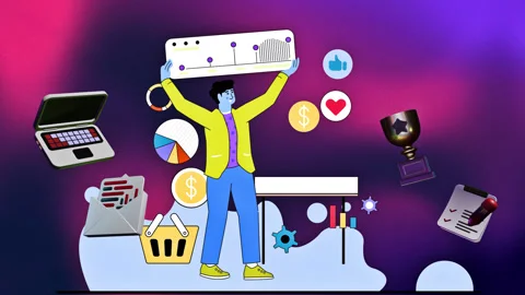 Business Chart Analyst Stock Footage 314789209