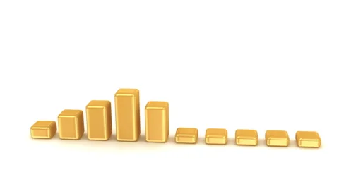 Business Chart Animation, yellow Stock Footage 47896410