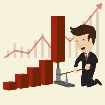 Business chart concepts. Vector イラスト素材