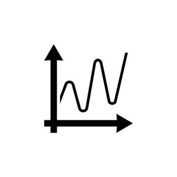 Business Chart, Graph Flat Vector Icon Stock Illustration