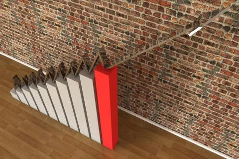 Business chart Stock Illustration