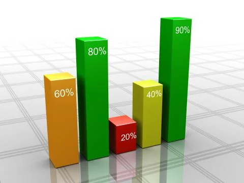 Business chart Stock Illustration