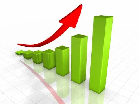 Business chart Stock Illustration