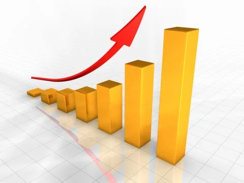 Business chart Stock-Illustration