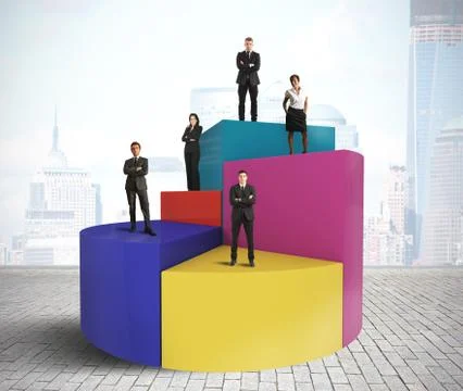 Business chart Stock Illustration