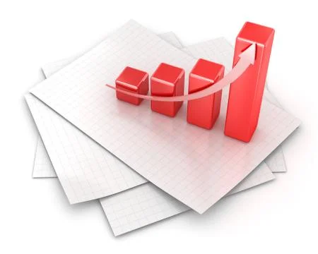 Business chart Stock Illustration