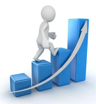 Business chart Stock Illustration