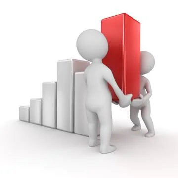 Business chart Stock Illustration