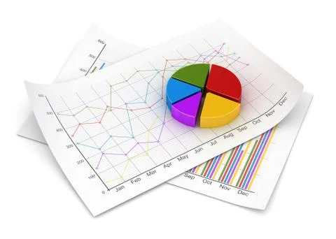Business chart Stock Illustration