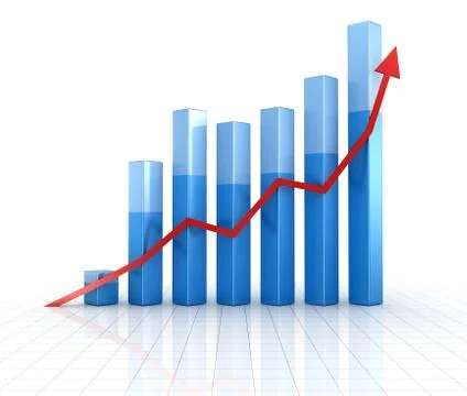 Business chart Stock Illustration