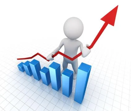 Business chart Stock Illustration