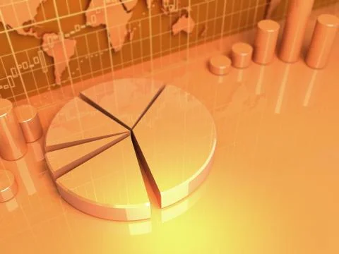 Business Chart Stock Illustration