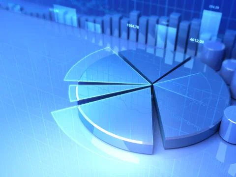 Business Chart Stock Illustration