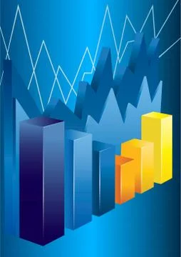 Business Chart Stock Illustration