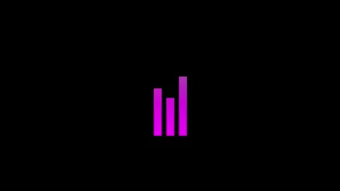 Business Chart line Icon Animation for Financial Insights. Stock Footage 286145503