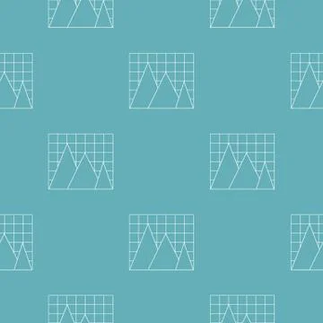 Business chart pattern seamless Illustrazione stock