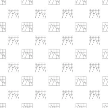 Business chart pattern vector seamless Stock Illustration