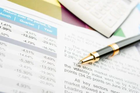 Business chart Stock Photos