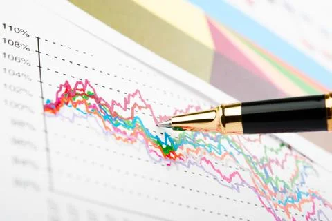 Business chart Stock Photos