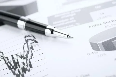 Business chart Stock Photos