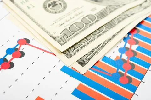 Business chart Foto stock