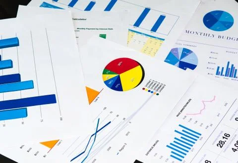 Business chart Stock Photos