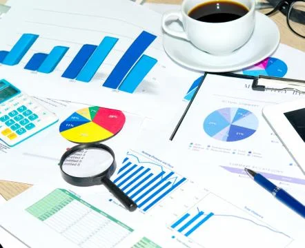 Business chart Stock Photos