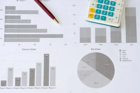 Business chart Stock Photos