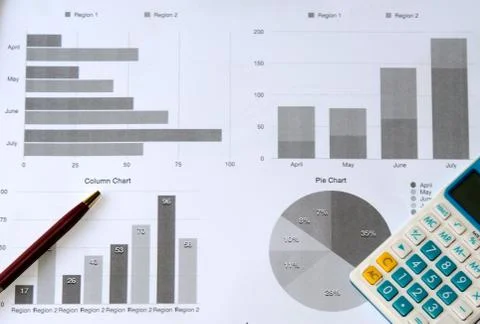 Business chart Stock Photos