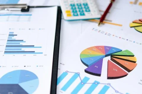Business chart Stock Photos