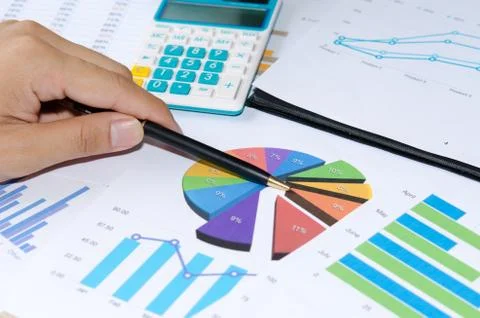 Business chart Stock Photos