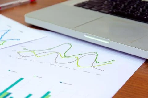 Business chart Stock Photos