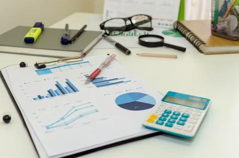 Business chart Stock Photos