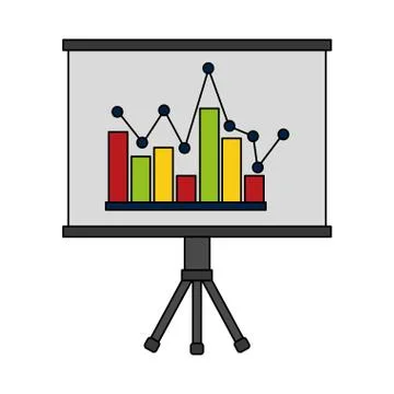Business chart report イラスト素材