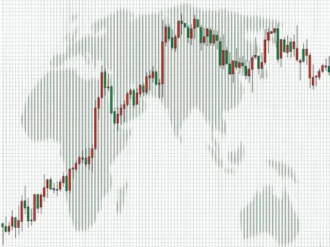 Business charts, Forest Chart Stock Illustration