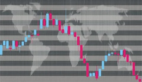 Business charts, Forest Chart Stock Illustration