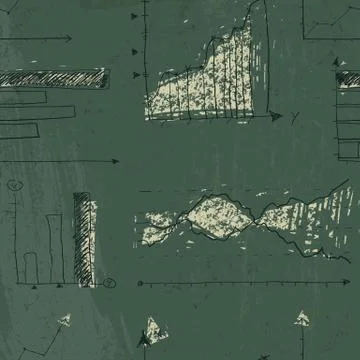 Business charts seamless pattern. vector illustration, eps10. Illustration