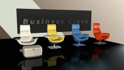 Business class Stock Illustration
