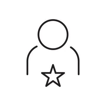 Business client vector icon logo design Illustrazione stock