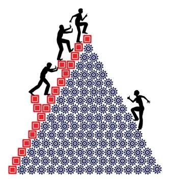 Business Clique Stock Illustration
