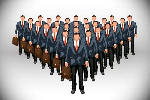 Business clone Stock Illustration