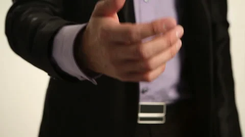 Business Close Up Hand Stock Footage 35580424