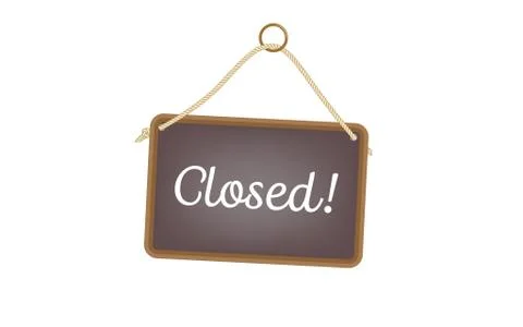 Business close Stock Illustration