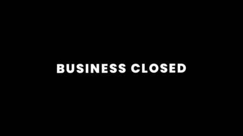 Business Closed Stock Footage 323349715