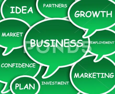 Business cloud Stock Illustration