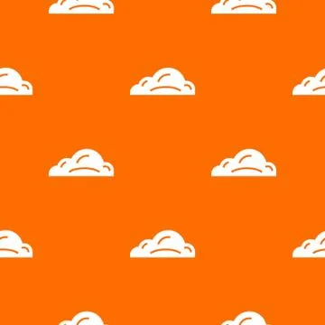 Business cloud pattern vector orange 스톡 일러스트