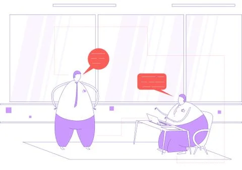 Business coaching. Illustrazione stock