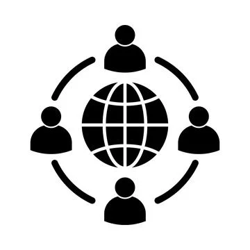 Business collaborate icon vector  for graphic design, logo, website, social m Stock Illustration