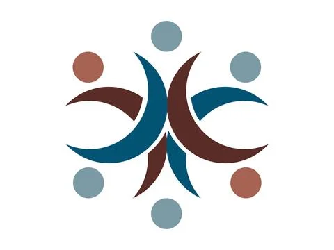Business Collaboration Symbol Unity Teamwork Vector Illustration Illustration