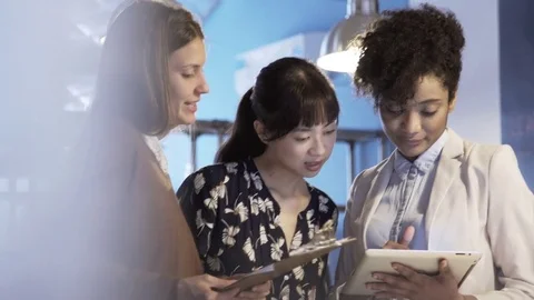 Business colleagues collaborating Video stock 75186941